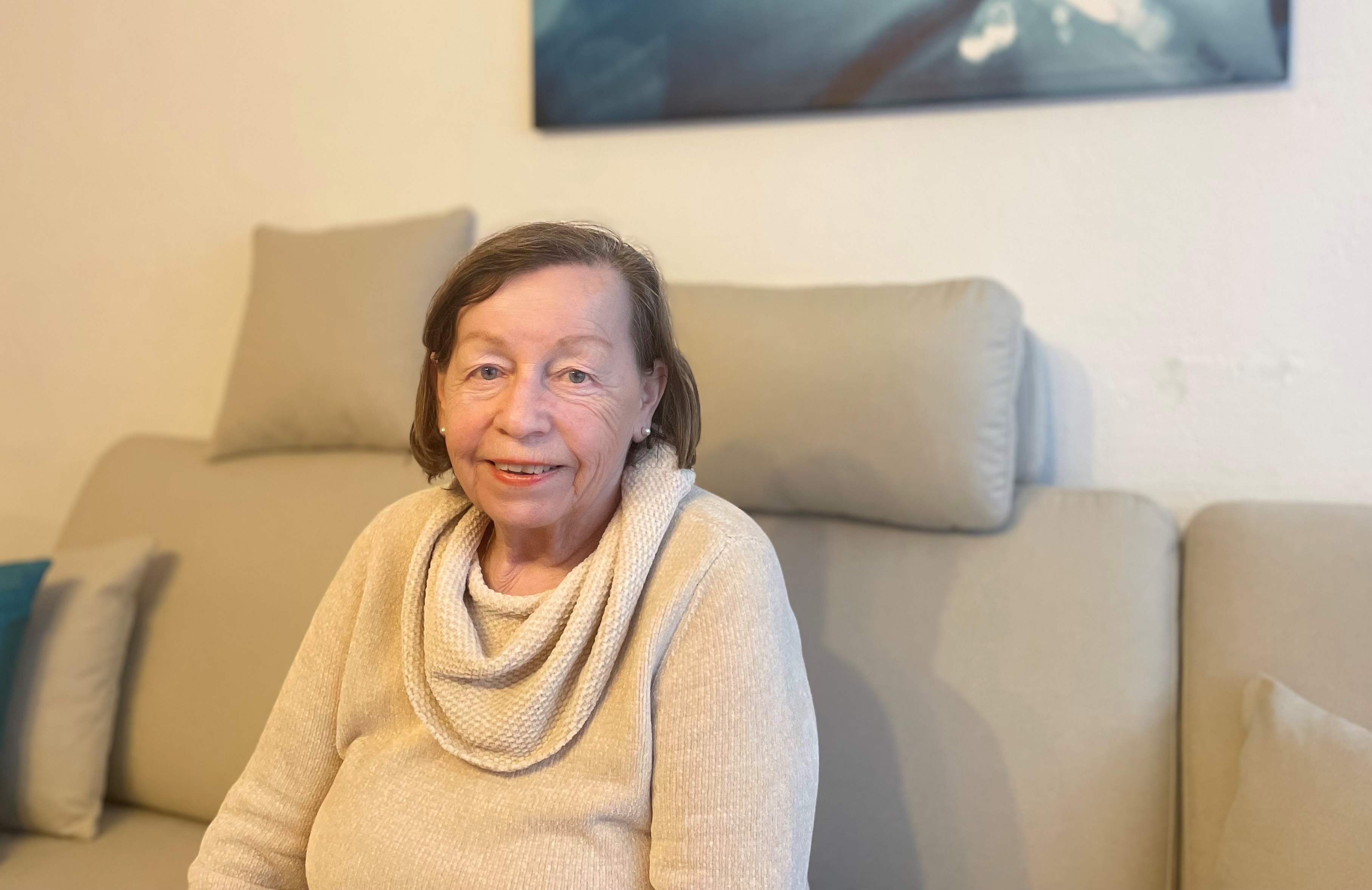 Carmen Ambrosinow möchte sich bei den Mitarbeitern der Stadtwerke Böblingen bedanken. Bild: Gospodarczyk