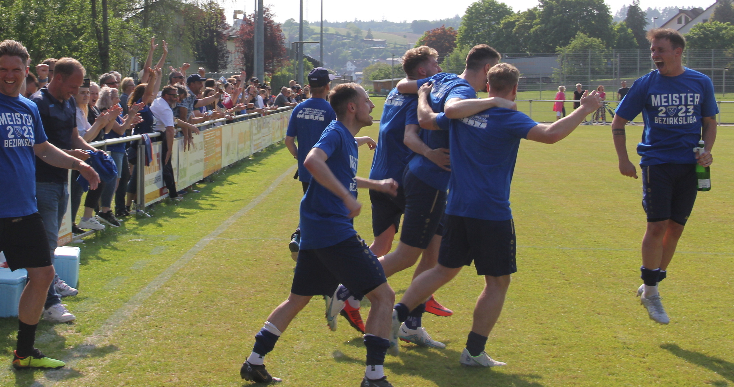 Schlusspfiff in Gültlingen – Darmsheim ist zurück in der Landesliga.   Bild: Oberdorfer
