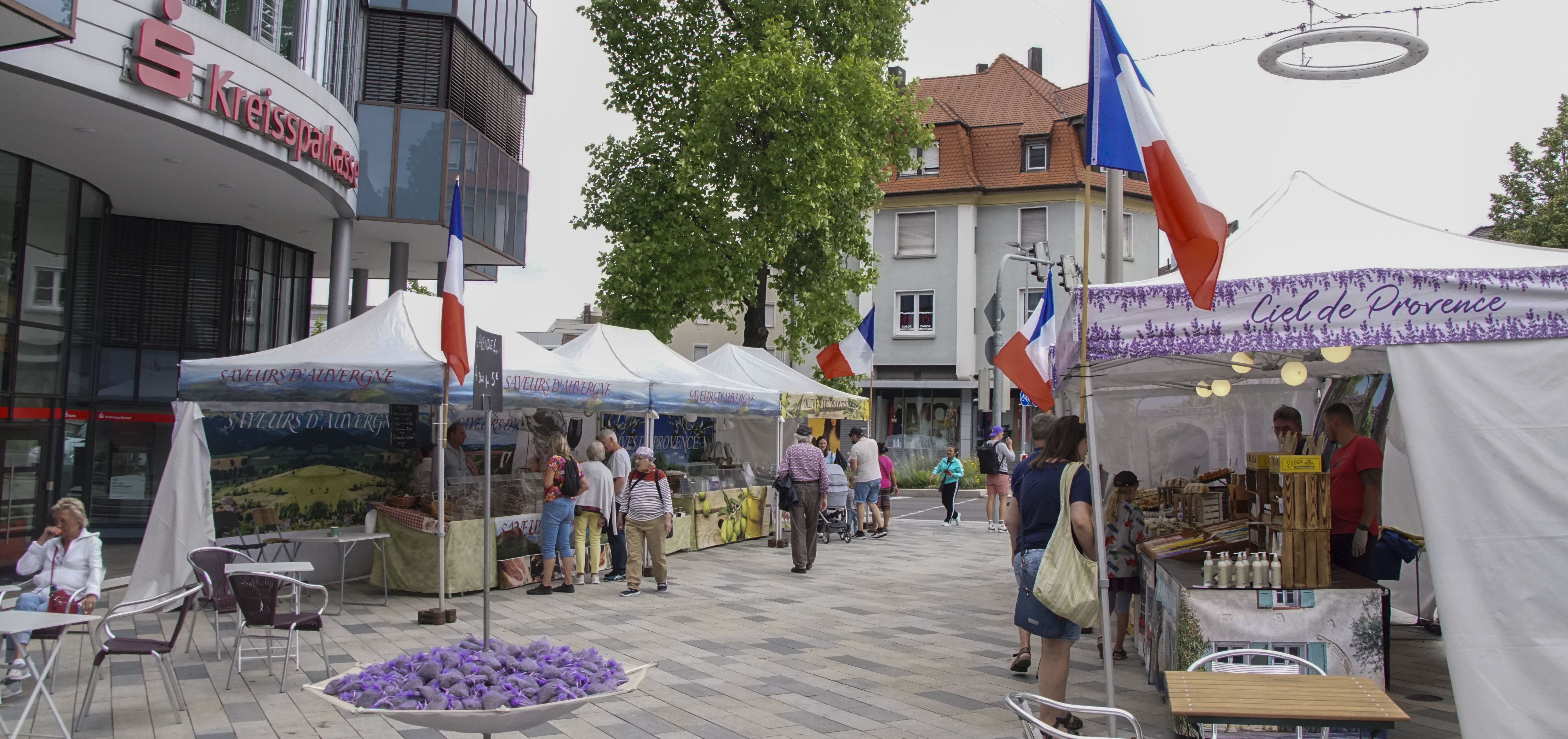 Der Französische Markt ist 2023 das erste Mal beim Stadtfest dabei. Bild: Dettenmeyer