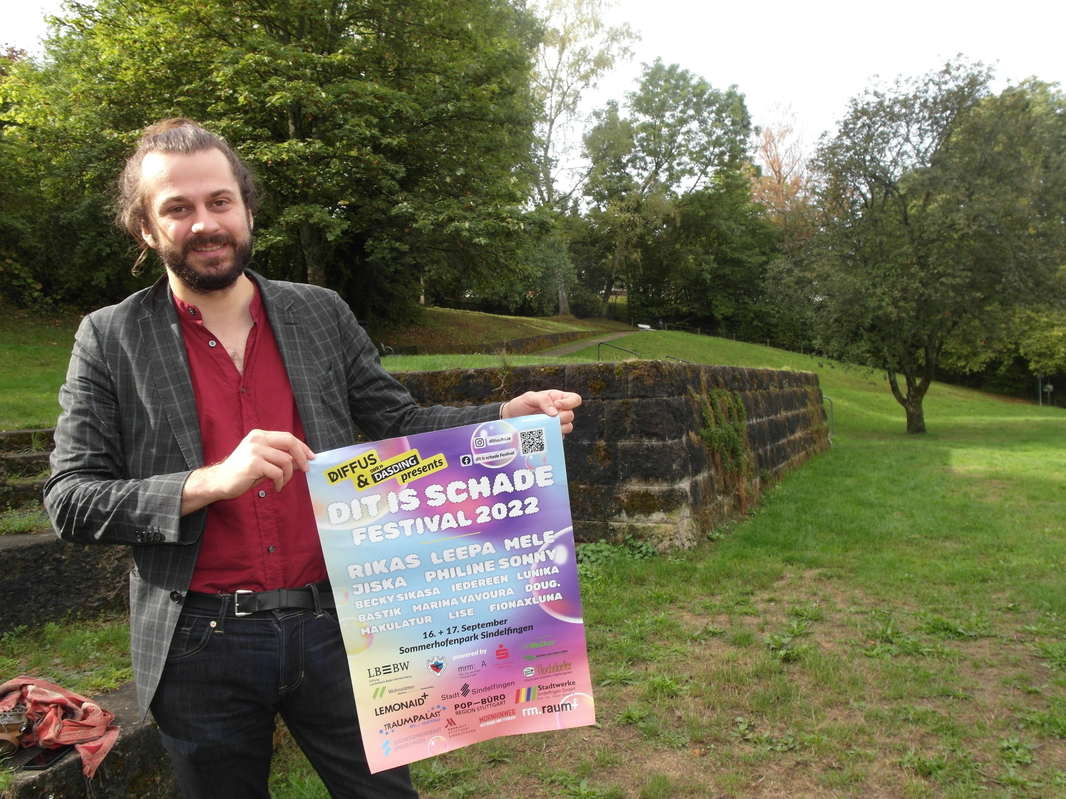 Tobias Bacherle freut sich auf das "Diti ist schade"-Festival am Freitag und Samstag in Sindelfingen. Bild: Staber