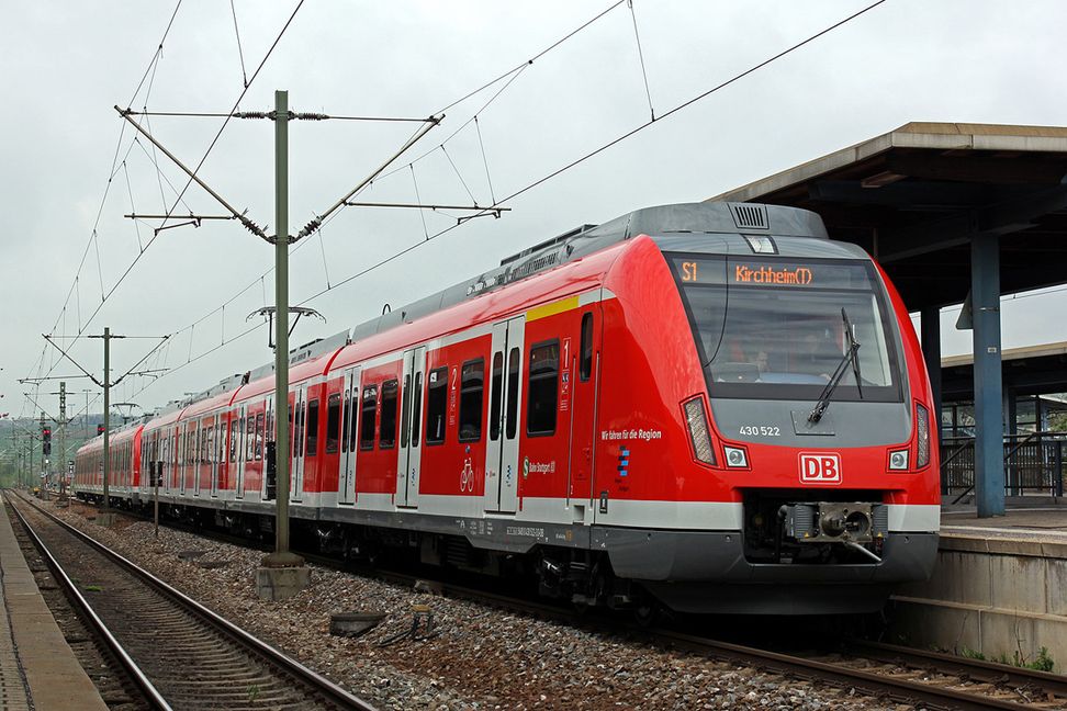 Die S-Bahn fährt heute nur jede Stunde. Bild: z