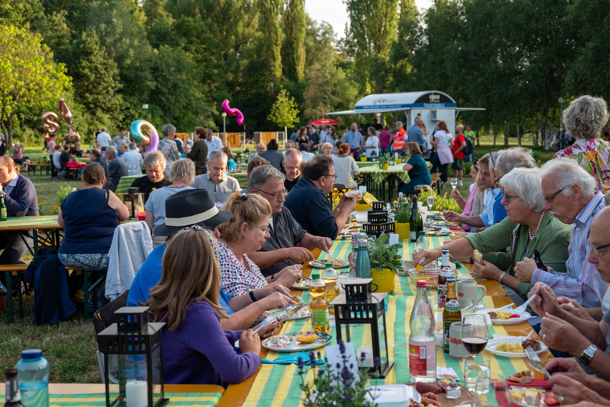 Bürgerpicknick zum Finale der Biennale. Bild: Nüßle