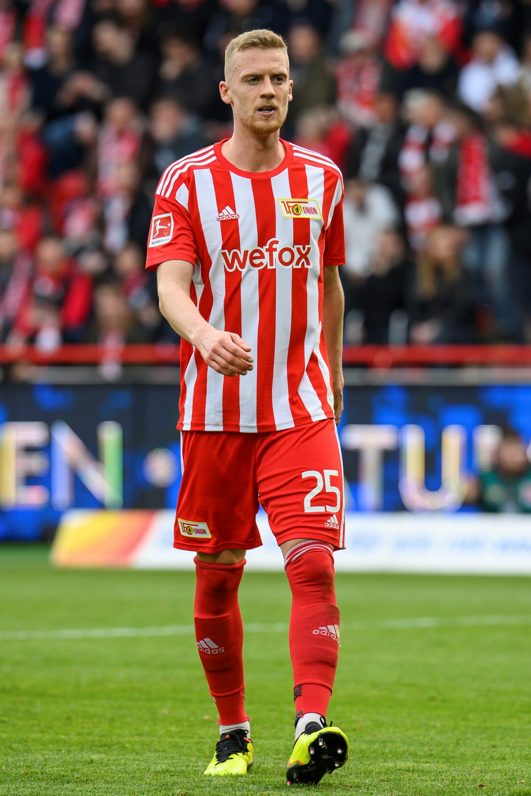 Das Trikot von Union Berlin wird Timo Baumgartl nicht mehr tragen. Alles andere ist aber in der Schwebe. Bild: Eibner